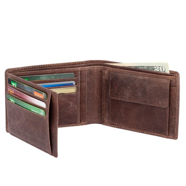 Men’s Secure Bifold Nappa Leather Bifold SD 013 Men’s Secure Bifold Nappa Leather Bifold SD 013