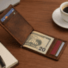 Money Clip Leather Holder Wallet SD 002 Money Clip Leather Holder Wallet SD 002
