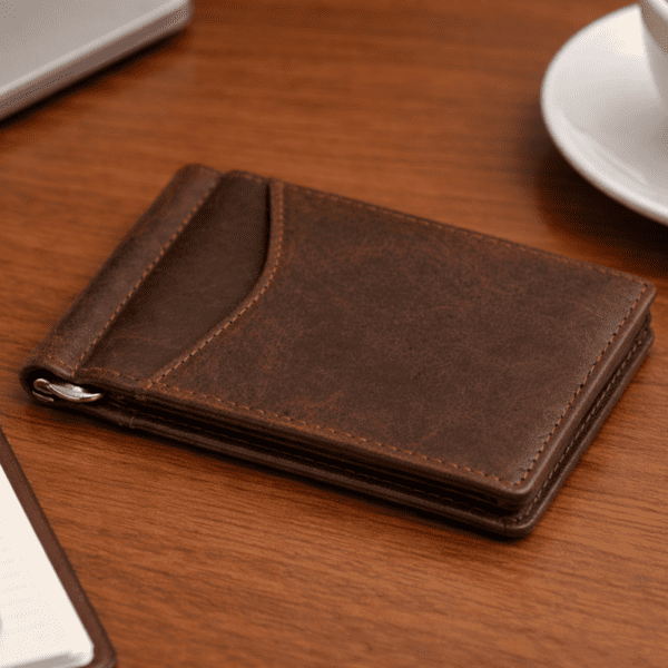 Money Clip Leather Holder Wallet SD 002