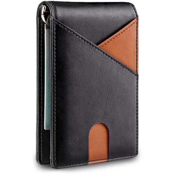 Leather Wallet with Money Clip SD 063 Leather Wallet with Money Clip SD 063