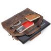 Buffalo Leather Pilot Bag AZ 052 16.25”*11.75”*3” Inches (L*H*B) Buffalo Leather Pilot Bag AZ 052 16.25”*11.75”*3” Inches (L*H*B)