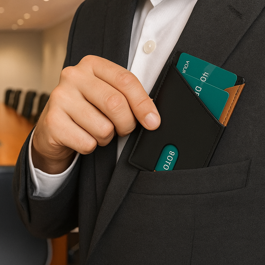 Leather Wallet with Money Clip SD 063