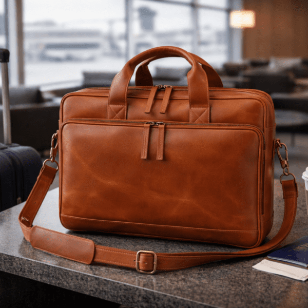 Buffalo Leather Pilot Bag AZ 058  16.25”*11.75”*3” Inches (L*H*B)