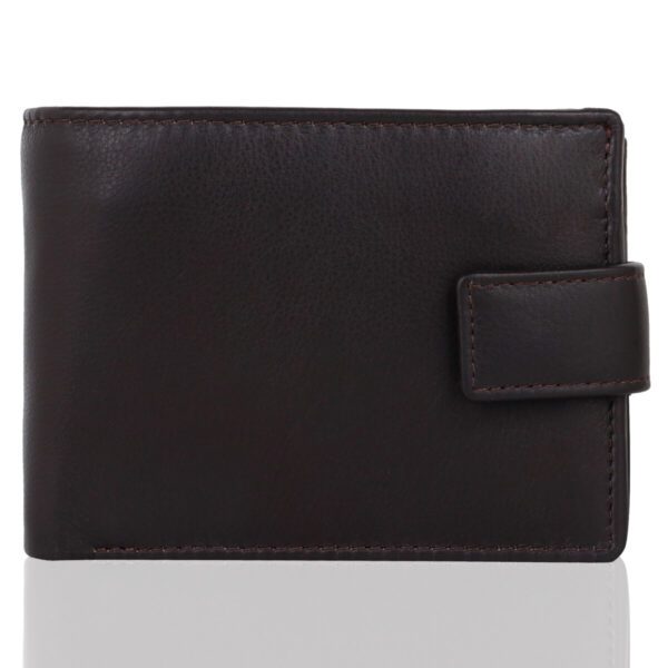 Full Grain Bifold Snap Closure SD 046