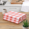 Set of 4 Plaid Buffalo check Dish Towels Hanging Tea Towel Set of 4 Plaid Buffalo check Dish Towels Hanging Tea Towel