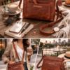 Premium Leather Satchel Bag AZ 060 Premium Leather Satchel Bag AZ 060