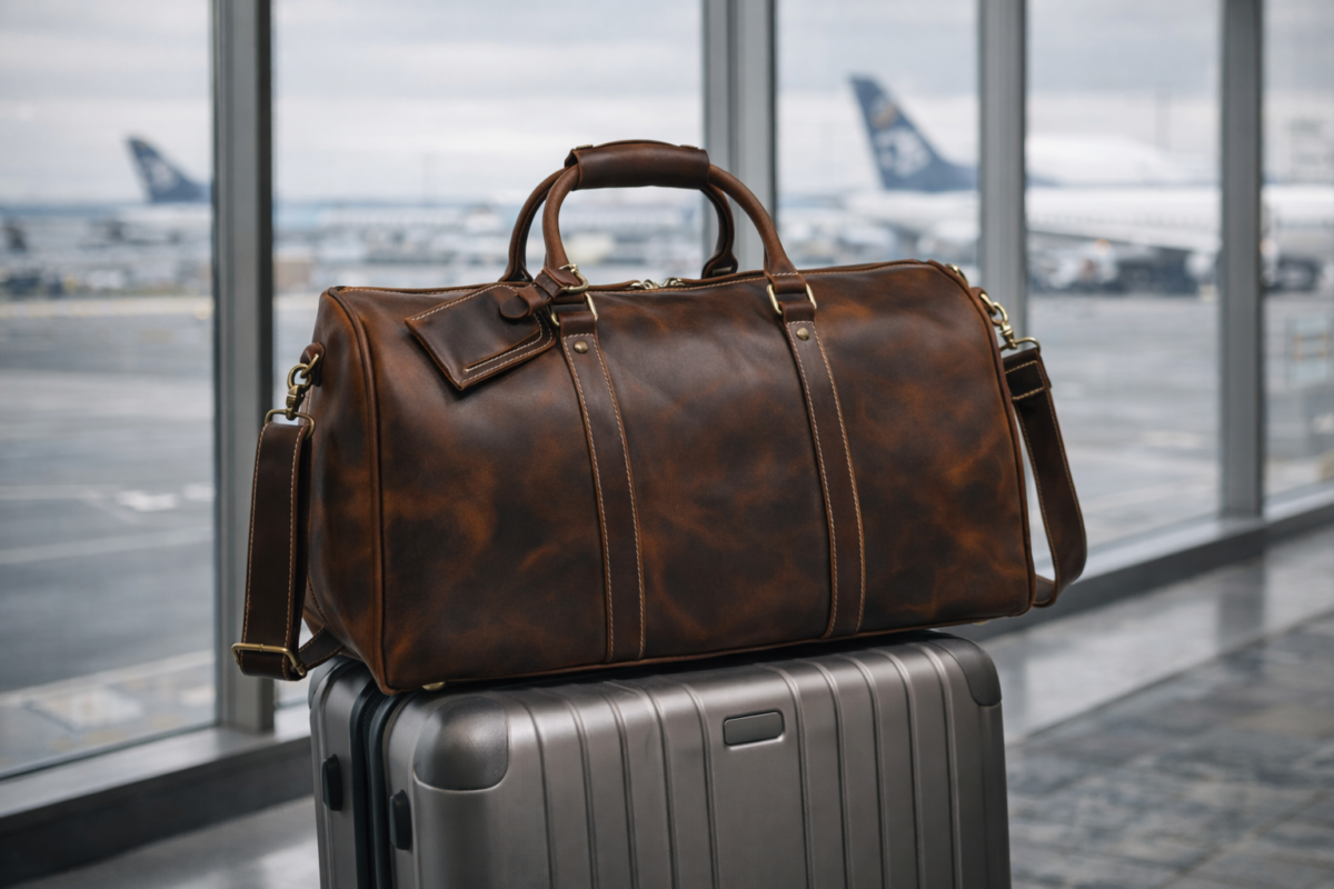 Saddle Weekender Bag (Vintage) 20”*10.5”*10.5” inches (L*W*H)