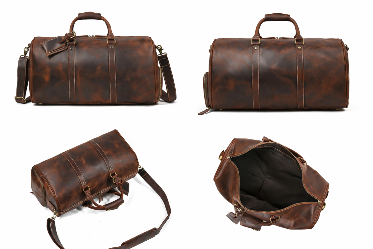 Saddle Weekender Bag (Vintage) 20”*10.5”*10.5” inches (L*W*H)