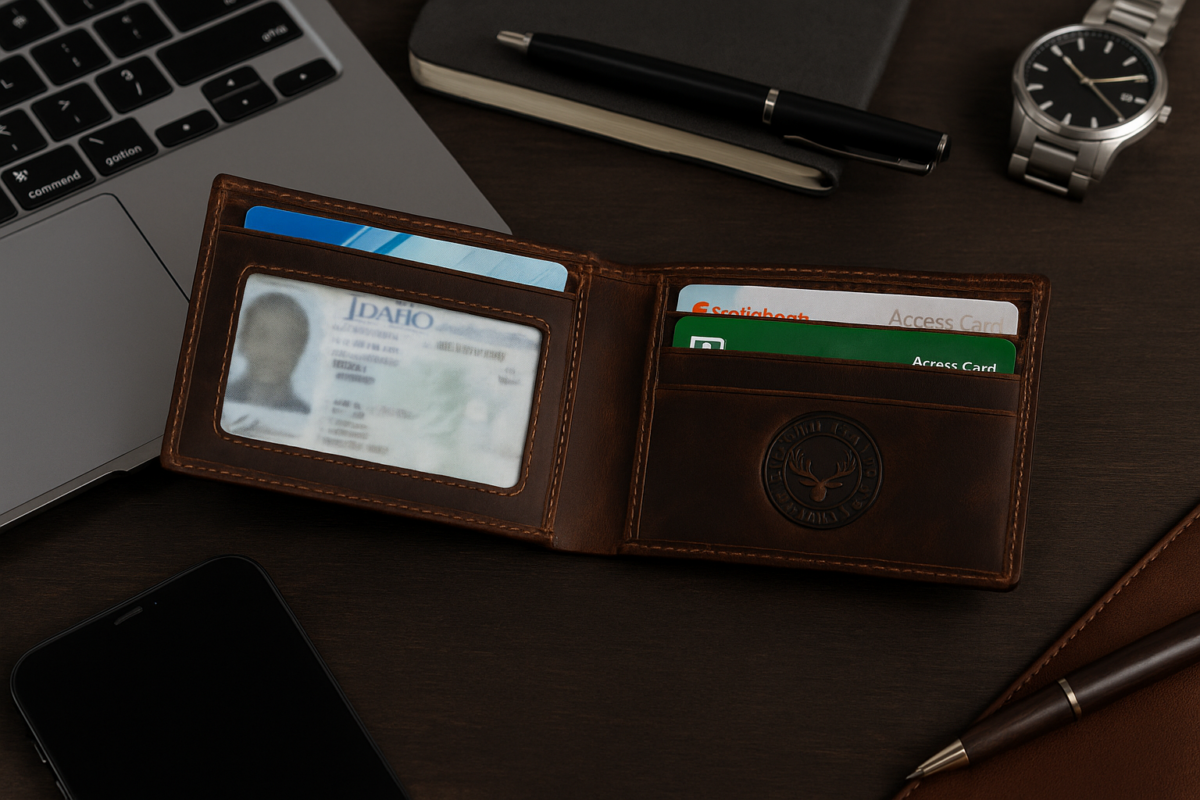 Men’s Secure Bifold Nappa Leather Bifold SD 013
