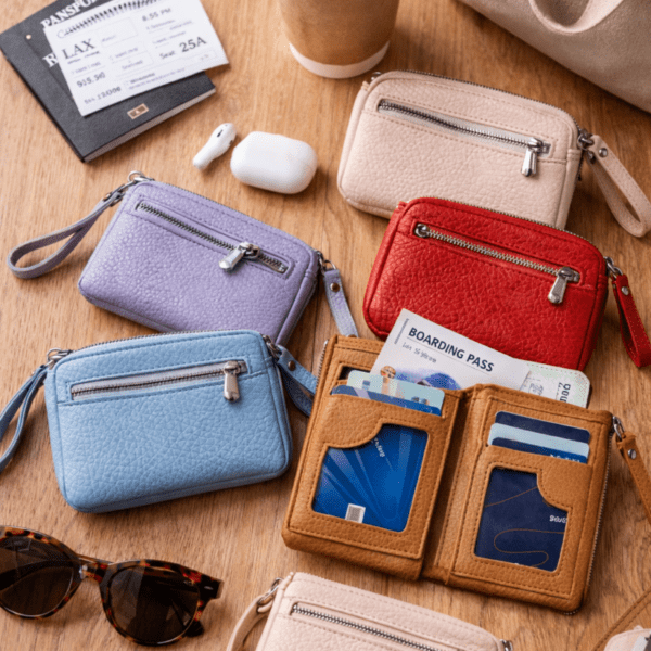 Womens RFID Small Compact Bifold Luxury Mini Purse Wallet