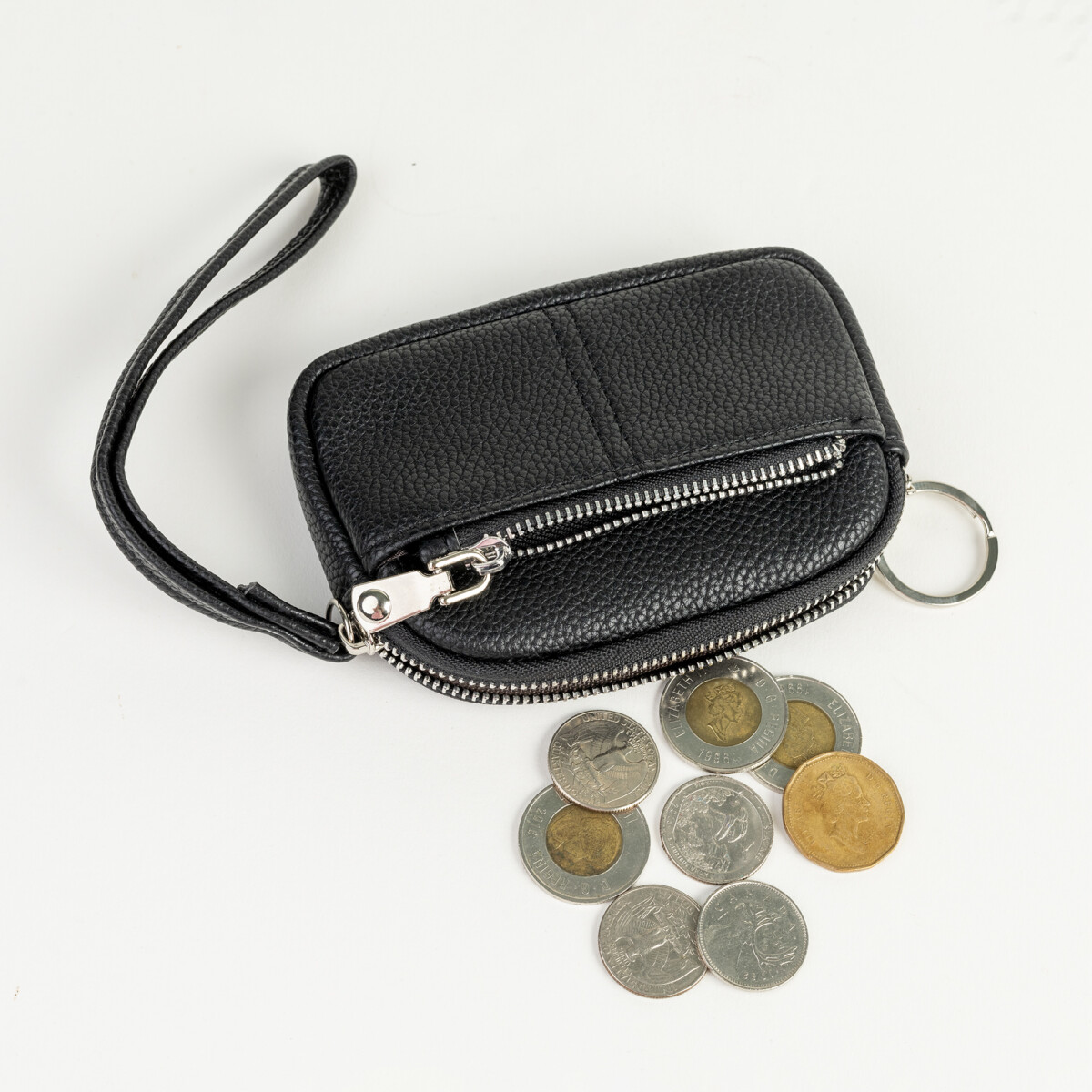 Womens Small Coin pouch Ladies Wristlet with Card Holder