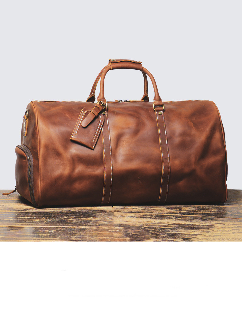 Oakridge Weekender Bag 083 (Vintage Tan) 23.2”* 23.62”* 11.81 Inch (L*W*H)