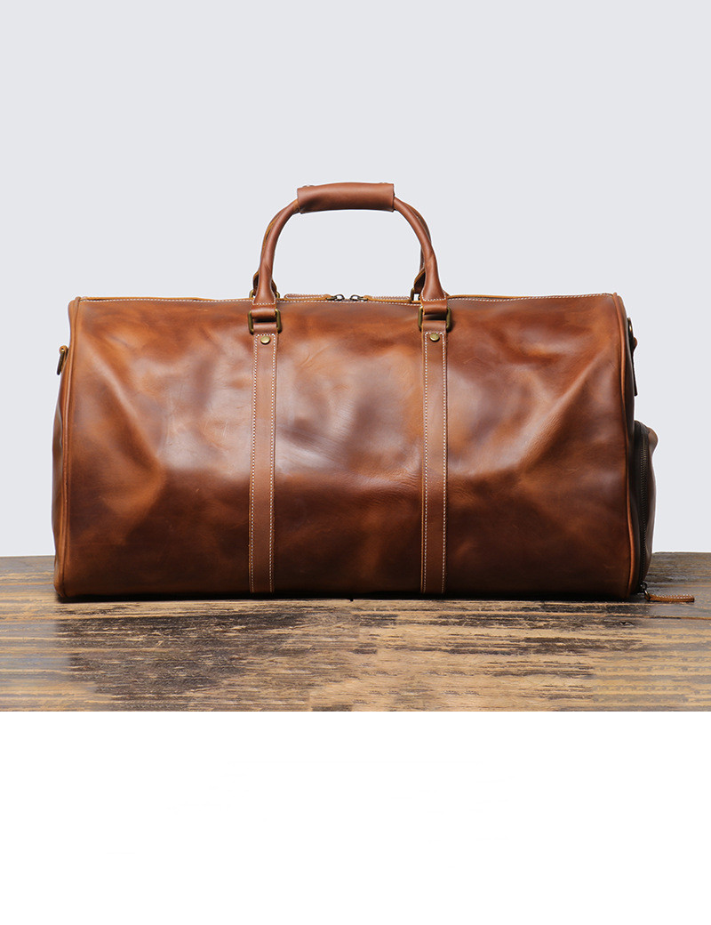 Oakridge Weekender Bag 083 (Vintage Tan) 23.2”* 23.62”* 11.81 Inch (L*W*H)