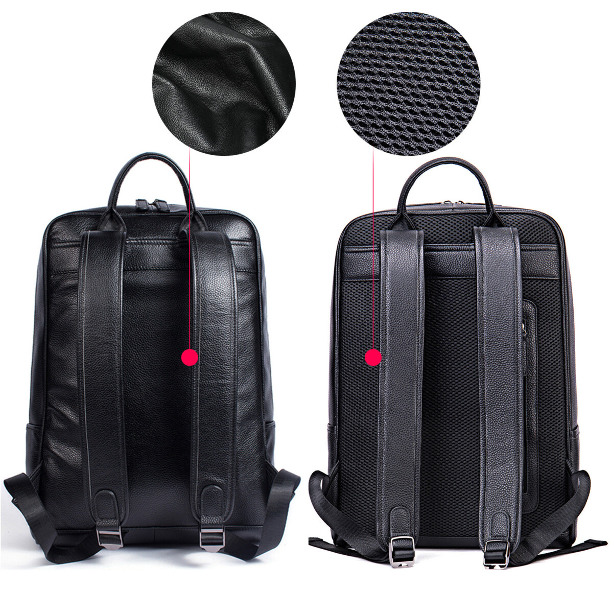Voyager Leather Backpack  Vintage 16.5 inch Laptop 16.9”*5.90”*12.20” Inches (L*W*H)