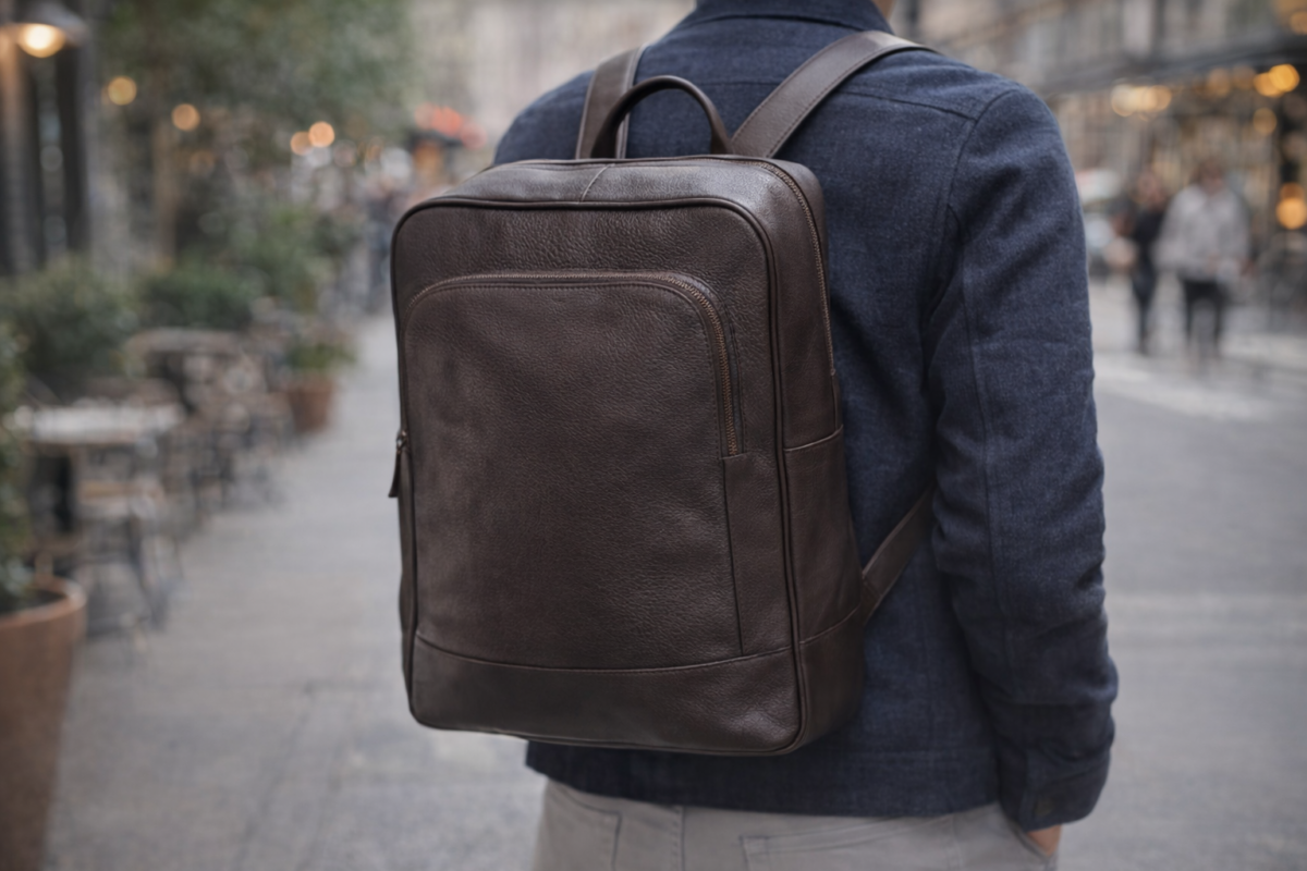 Voyager Leather Backpack  Vintage 16.5 inch Laptop 16.9”*5.90”*12.20” Inches (L*W*H)