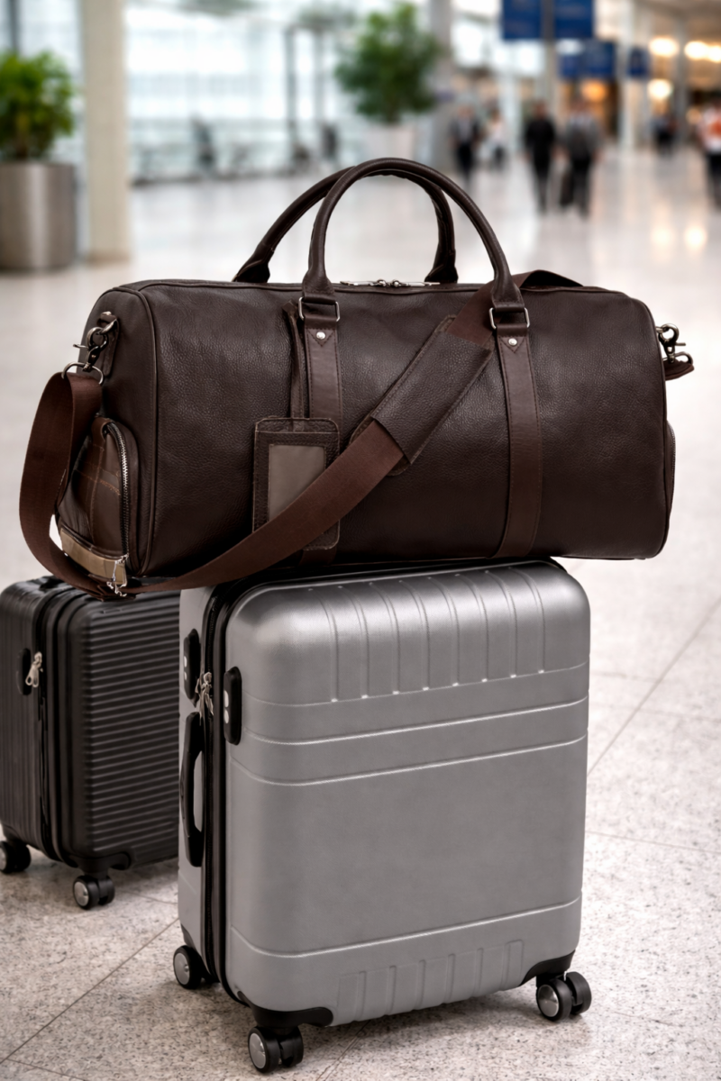 Artizanni Duffel Travel Bags Gym Sports Overnight Weekender Bag (Full Grain Bag) 21.7”* 10.6”*11.0” inch (L*W*H)