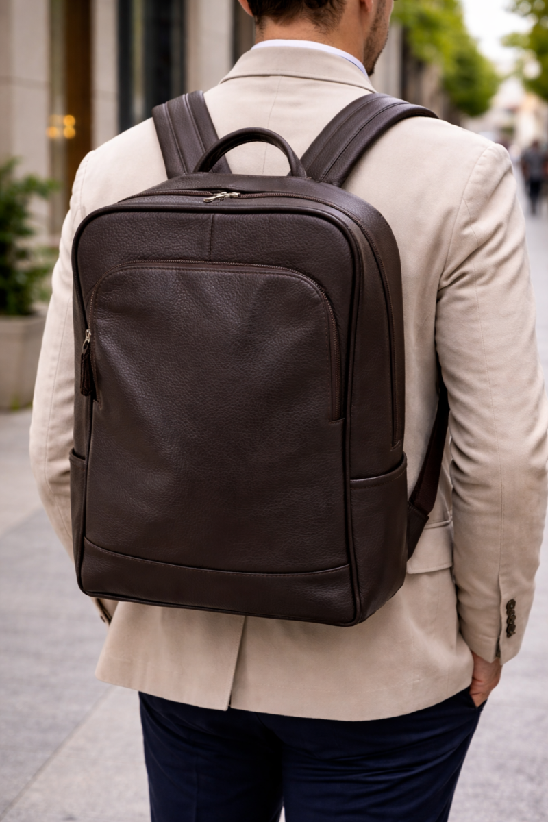 Voyager Leather Backpack  Vintage 16.5 inch Laptop 16.9”*5.90”*12.20” Inches (L*W*H)