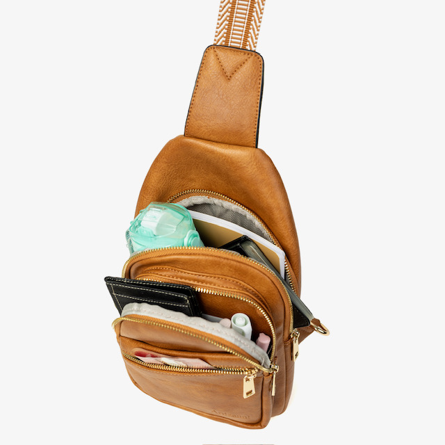 Artizanni Leather Sling Bag for Women Crossbody Bag Fanny Pack Shoulder Strap