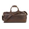 Leather Waterproof Mens Garment Bag , Mens Suit Flight Duffle Bag, Christmas Gifts for Men MK 083 (Vintage) 21.5*11.5*9.5Inches Leather Waterproof Mens Garment Bag , Mens Suit Flight Duffle Bag, Christmas Gifts for Men MK 083 (Vintage) 21.5*11.5*9.5Inches