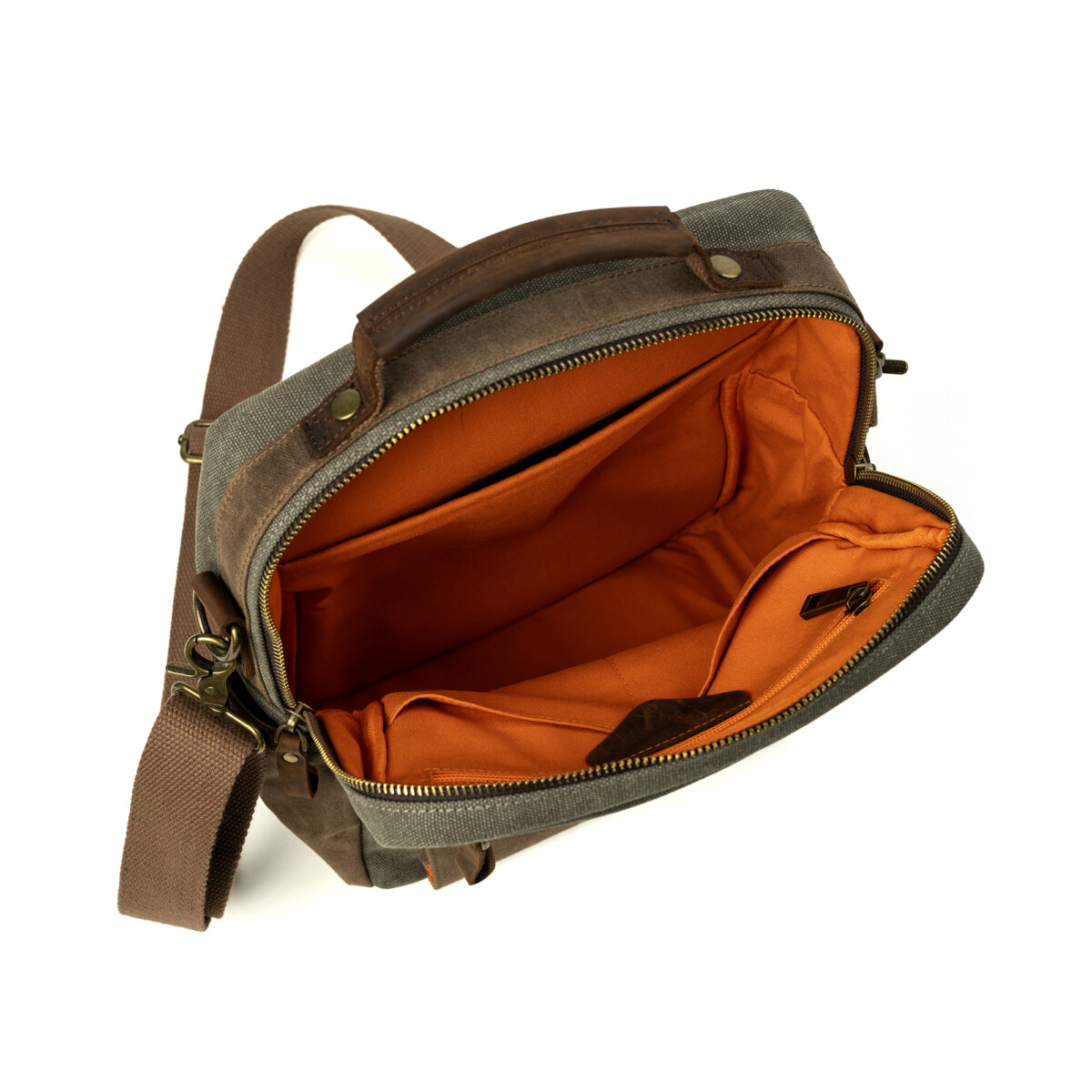 Artizanni Backpack for Men Women, Canvas Waxed Shoulder Bag Carry On Travel