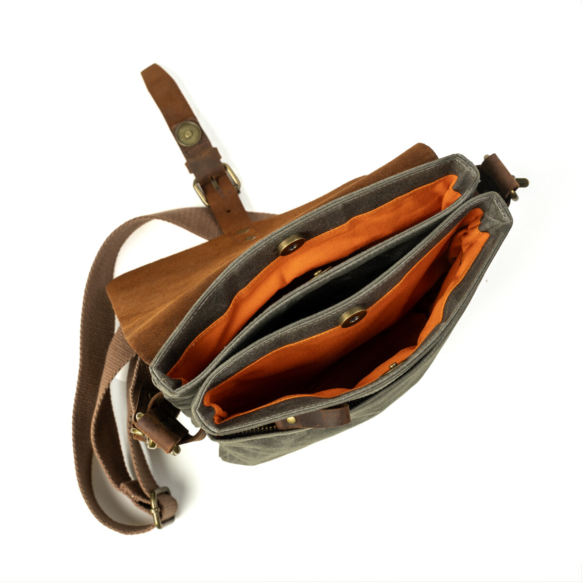 Artizanni Backpack for Men Women, Canvas Waxed Shoulder Bag Carry On Travel