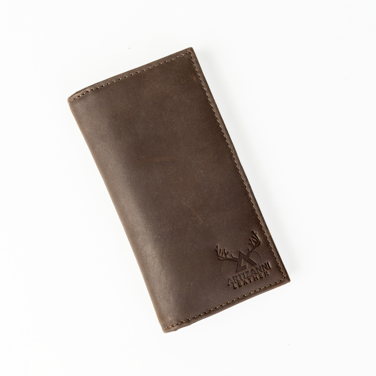 Artizanni Long Leather Wallet- Bifold Mens Suite Leather Wallet