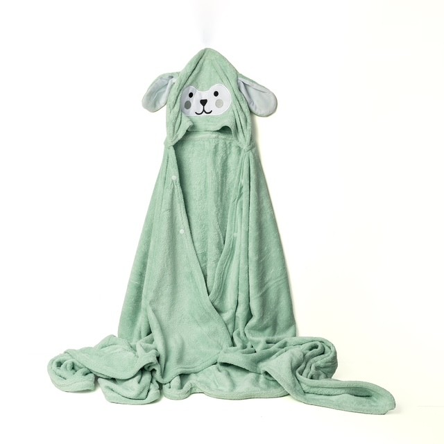 Baby Hooded Towel, Premium Cotton Infant, 2-Pack, 76*76 cm, Newborn Bath with Hood for Baby Girls & Boys
