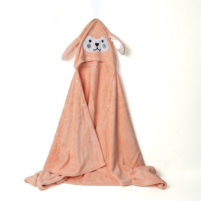 Baby Hooded Towel, Premium Cotton Infant, 2-Pack, 76*76 cm, Newborn Bath with Hood for Baby Girls & Boys