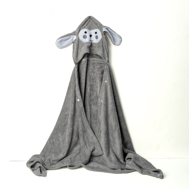 Baby Hooded Towel, Premium Cotton Infant, 2-Pack, 76*76 cm, Newborn Bath with Hood for Baby Girls & Boys