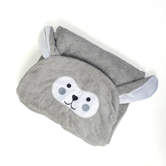 Baby Hooded Towel, Premium Cotton Infant, 2-Pack, 76*76 cm, Newborn Bath with Hood for Baby Girls & Boys