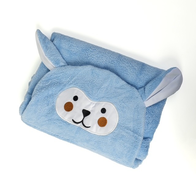 Baby Hooded Towel, Premium Cotton Infant, 2-Pack, 76*76 cm, Newborn Bath with Hood for Baby Girls & Boys