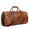 Full Grain Leather Handmade Duffle Bag 20*10.5*9.5 Inches Full Grain Leather Handmade Duffle Bag 20*10.5*9.5 Inches