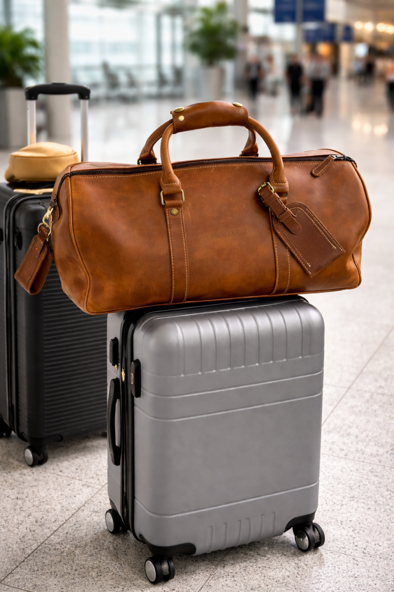 Oakridge Weekender Bag 083 (Vintage Tan) 23.2”* 23.62”* 11.81 Inch (L*W*H)