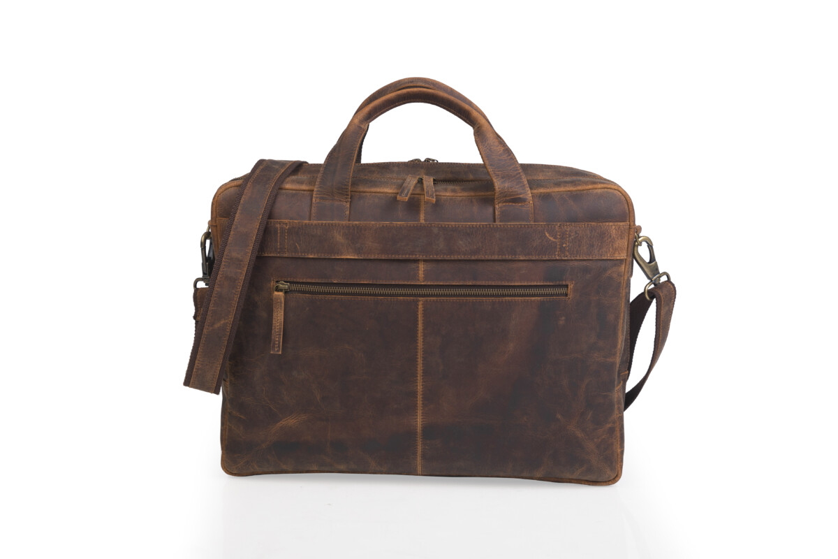 Commuter Leather Messenger bag with Dual Compartment AZ 053